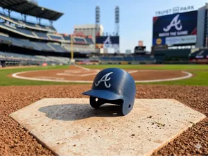 Atlanta Braves Batting Helmet – Mini Replica