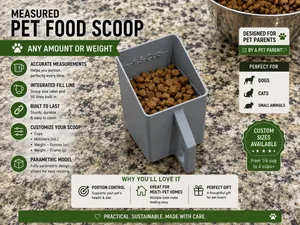 Measured Pet Food Scoop - Any Size or Weight 