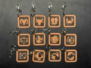 Portachiavi con segni zodiacali