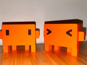 Claude Code Mascot Mini Figurines Duo