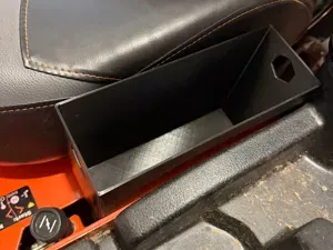 Riding mower trash can fits bad boy mower and more