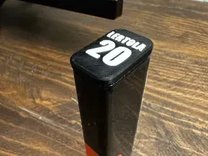 Hockey Stick End Cap Customizable