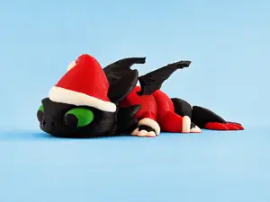 Articulated Christmas toothless Night fury dragon