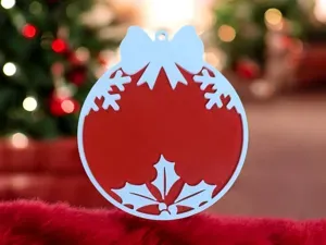 bola de navidad Muerdago Modelo 1