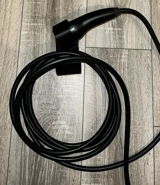 Type 2 EV plug wall holder with tilted receptical — Image 2 of 5