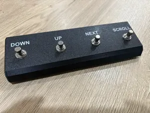 Foot pedal page turner