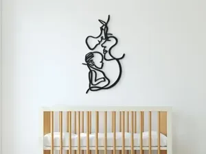Family Hug Kids Wall Sticker