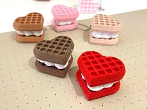Heart Shaped Waffle Fidget Clicker