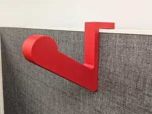 Motorcycle Helmet Hanger for Cubical Wall