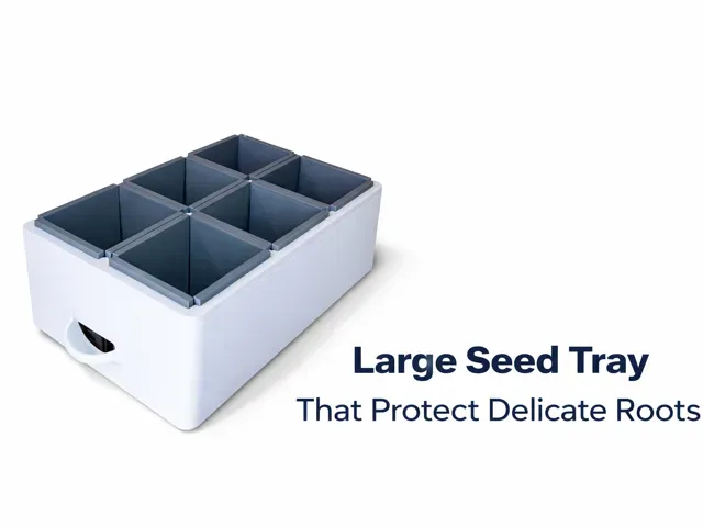 Large Seed Tray with Self-Watering Base