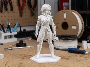 Motoko Kusanagi Ghost intheShell Statue 3DModel 39