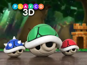 Mario Koopa Shell and Spiny Shell Multi Part
