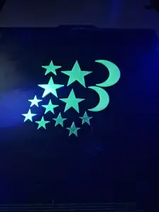 Wall decor Stars and Moon (Glow in the dark)