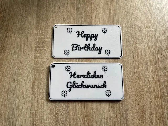 Long Gift Card Box Birthday /Money Card /Cash Card — Фото 2 из 2