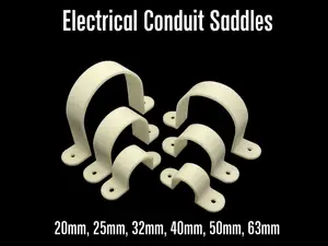 Electrical Conduit Pipe Saddles Clips Holders