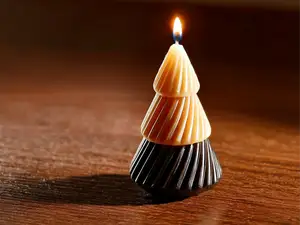 Mold for christmas tree candle