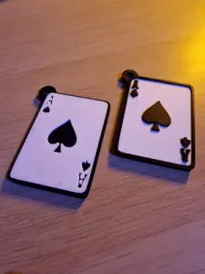 Ace of Spades Keychain