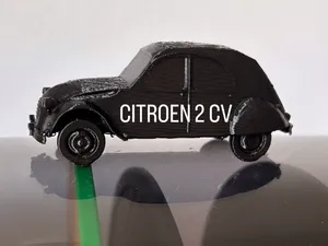 citroen 2 cv in miniatura - monocolore e colorata