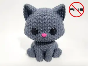 Knitted cat / NO AMS