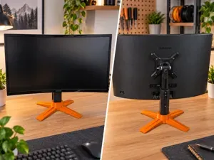 VESA Monitor Mount and Stand Rotatable/Adjustable