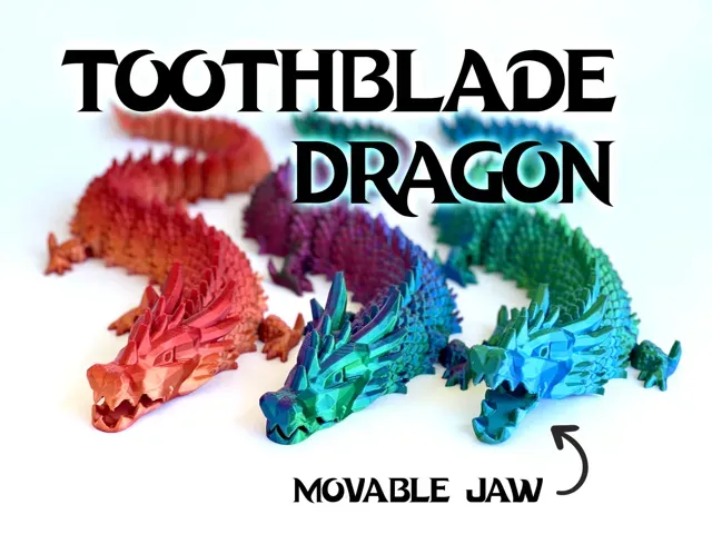 Articulated Toothblade Dragon (36cm)