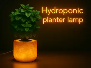 Hydroponic / planter / lamp