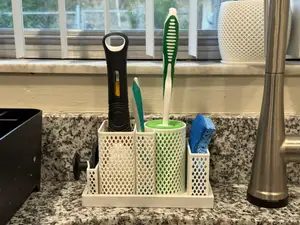 Modern Sink Tray Organizer Multi Compartment Caddy