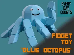 Fidget toy: "Ollie the octopus"