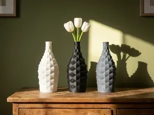 Rhomb Bottle Vase – Vase Mode, No Supports