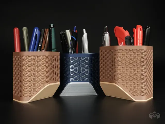 Asanoha Pen Holder - Desk Organizer — Image 5 of 5