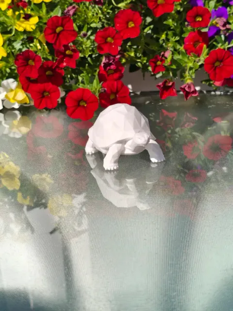 Geometric Low Poly Tortoise Figurine — Фото 5 из 10