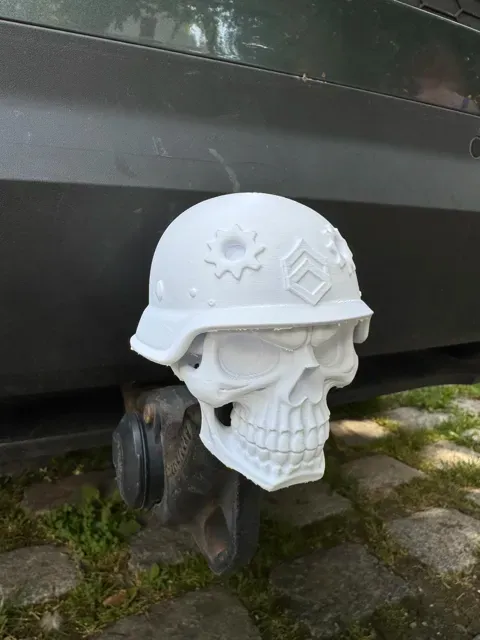Tactical Skull Trailer Hitch Cover — Фото 6 из 6
