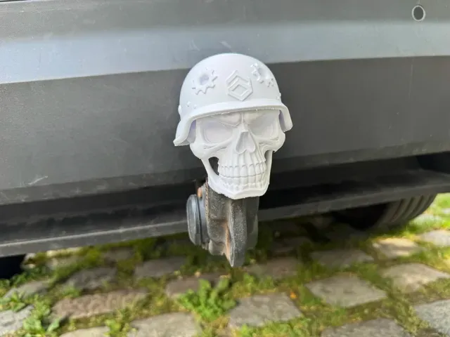 Tactical Skull Trailer Hitch Cover — Фото 2 из 6
