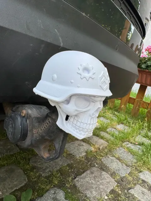 Tactical Skull Trailer Hitch Cover — Фото 3 из 6