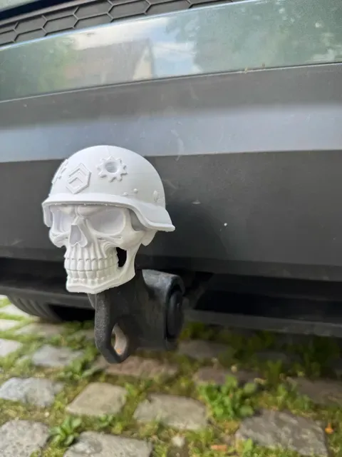 Tactical Skull Trailer Hitch Cover — Фото 4 из 6