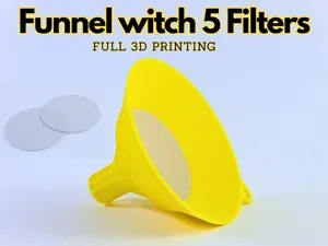 Modular Funnel with 5 Interchangeable Filters