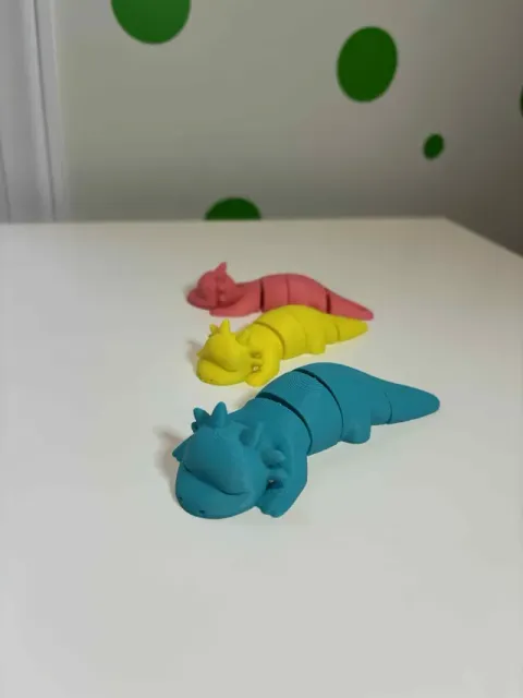 Articulated sleepy baby dragon (print in place) — Фото 5 из 6