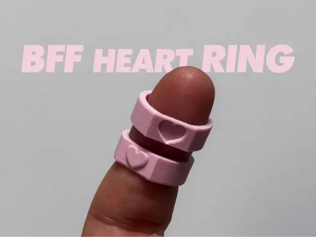 BFF HEART RING