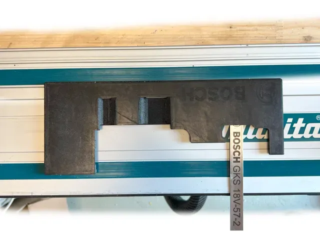 Bosch GKS 18V-57-2 guide rail adapter — Фото 5 из 6