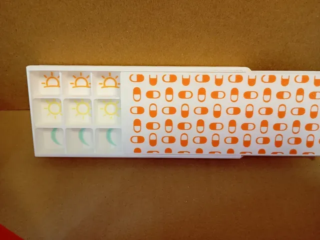 7 Day Pill Organizer,3 Times Daily–Sliding PillBox — Фото 2 из 8