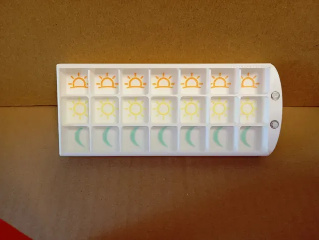 7 Day Pill Organizer,3 Times Daily–Sliding PillBox — Фото 7 из 8