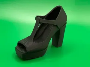 High heels open toed block heel 2 - shoes footwear