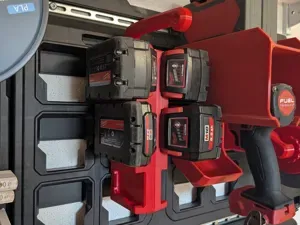 Milwaukee Packout M18 Battery Holder & Wall Mount