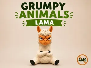 Grumpy Lama