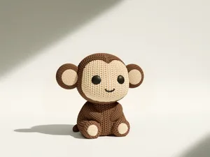 Knitted Monkey