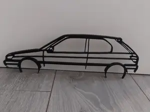 Peugeot 306 GTI silhouette wall art