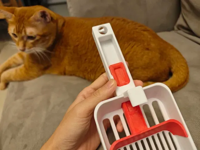 可变换孔径的猫砂铲【大小切换两用】 — Фото 11 из 12
