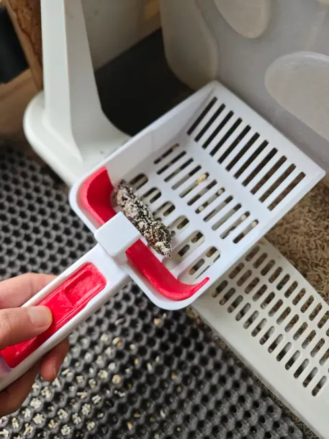 可变换孔径的猫砂铲【大小切换两用】 — Фото 3 из 12
