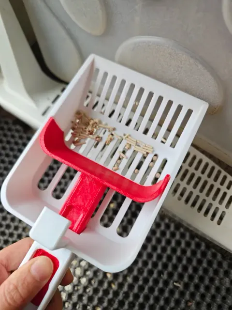 可变换孔径的猫砂铲【大小切换两用】 — Фото 2 из 12