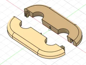 Hole cover for heating pipes. Parametric
